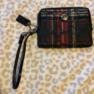 Coach mini wristlet